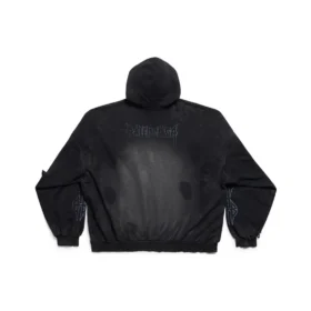 Sudadera con capucha sin bolsillos Paris Moon Oversized «Black Faded» 744462TOVE31055 Sudadera con capucha sin bolsillos Paris Moon Oversized «Black Faded» 744462TOVE31055