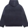 Sudadera con capucha sin eslogan, corte amplio «Azul marino» 674986TLVG43967