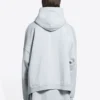 Sudadera con capucha Slime de corte ancho «Gris verde» 674986TLVF21203