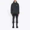 Sudadera con capucha Sporty B, corte mediano «Negro» 600583TLVA11070
