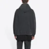 Sudadera con capucha Sporty B, corte mediano «Negro» 600583TLVA11070