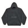 Sudadera con capucha «The Capital Of Fashion», corte grande, «Black Faded» 803265TRVN41048