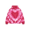 Sudadera con capucha Tie-Dye para el Día de San Valentín, corte ancho «Rojo» 675003TLVI86802