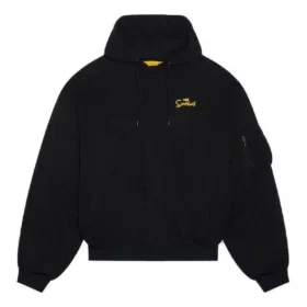 Sudadera con capucha tipo bomber acolchada de Balenciaga x Los Simpson «Negro» 657115TLVG71000