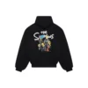 Sudadera con capucha tipo bomber acolchada de Balenciaga x Los Simpson «Negro» 657115TLVG71000