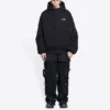 Sudadera con capucha tipo bomber acolchada de Balenciaga x Los Simpson «Negro» 657115TLVG71000