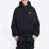 Sudadera con capucha tipo bomber acolchada de Balenciaga x Los Simpson «Negro» 657115TLVG71000