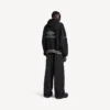 Sudadera con capucha tipo polo de fútbol 3b para hombre en negro/antracita Sudadera con capucha tipo polo de fútbol 3b para hombre en negro/antracita