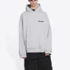 Sudadera con capucha Turn de corte ancho «Heather Grey Black» 674986TLVB41167