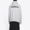 Sudadera con capucha Turn de corte ancho «Heather Grey Black» 674986TLVB41167