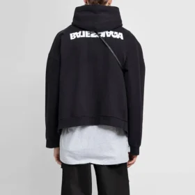 Sudadera con capucha Turn de corte ancho «Negro» 674986TLVB49034 Sudadera con capucha Turn de corte ancho «Negro» 674986TLVB49034