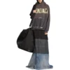 Sudadera con capucha y bolsillos rasgados Tape Type, talle grande, «Gris oscuro» 744441TQVA98519