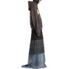 Sudadera con capucha y bolsillos rasgados Tape Type, talle grande, «Gris oscuro» 744441TQVA98519