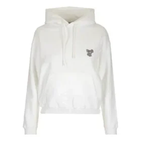 Sudadera con capucha y bordado de koala, color blanco 612959TIVD29000