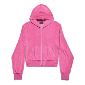 Sudadera con capucha y cremallera ajustada BB Motel «Rosa oscuro» 791755TQVU85803 Sudadera con capucha y cremallera ajustada BB Motel «Rosa oscuro» 791755TQVU85803