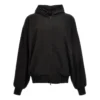 Sudadera con capucha y cremallera, corte grande «Negro» 750965TNT391000