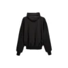 Sudadera con capucha y cremallera, corte grande «Negro» 750965TNT391000