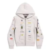 Sudadera con capucha y cremallera de estilo empresarial «Off White» 788243TQVH69016