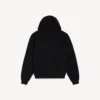 Sudadera con capucha y cremallera de estilo surfista vintage para hombre en negro Sudadera con capucha y cremallera de estilo surfista vintage para hombre en negro