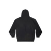 Sudadera con capucha y cremallera de París, corte ajustado «Black Faded» 744454TOVI41055