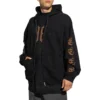 Sudadera con capucha y cremallera Heavy Metal «Negra» 744455TOVD81055