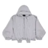 Sudadera con capucha y cremallera Incognito Boxy, corte grande «Gris» 799463TQVX11300