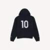Sudadera con capucha y cremallera oversize para hombre, color negro Sudadera con capucha y cremallera oversize para hombre, color negro