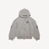 Sudadera con capucha y cremallera para hombre WFP de corte regular en gris Balenciaga Sudadera con capucha y cremallera para hombre WFP de corte regular en gris Balenciaga