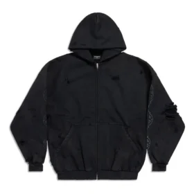 Sudadera con capucha y cremallera Paris Moon Oversized «Negro» 744444TOVE51055 Sudadera con capucha y cremallera Paris Moon Oversized «Negro» 744444TOVE51055