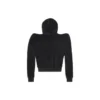 Sudadera con capucha y cremallera redonda en el hombro «Black» 767880TNV611000