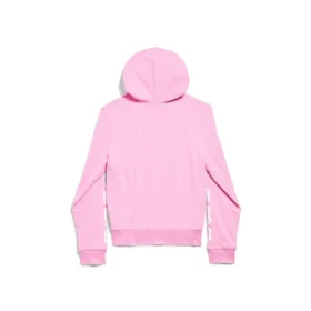 Sudadera con capucha y cremallera sin logotipo, corte ajustado «Light Pink White» 788243TQVK55708 Sudadera con capucha y cremallera sin logotipo, corte ajustado «Light Pink White» 788243TQVK55708
