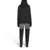 Sudadera con capucha y cremallera Sticky Note, corte mediano «Negro descolorido» 744457TOVD31055