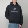 Sudadera con capucha y cuello redondo BB Be Different «Negro Blanco» 720426TNVV11070