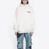 Sudadera con capucha y estampado de Political Campaign FW21, color blanco 578135TKVI99084