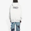 Sudadera con capucha y estampado de Political Campaign FW21, color blanco 578135TKVI99084