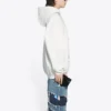 Sudadera con capucha y estampado de Political Campaign FW21, color blanco 578135TKVI99084