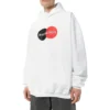 Sudadera con capucha y estampado del logotipo del uniforme «Blanca» 620973TIV809000