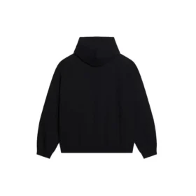 Sudadera con capucha y estampado del logotipo universitario «Est. 1917», corte amplio, «Negro» 674986TLV901076