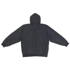 Sudadera con capucha y estampado del logotipo universitario «Washed Black» 697879TMV991000