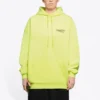 Sudadera con capucha y logo Alphabet en amarillo 578135TJVD47110