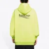 Sudadera con capucha y logo Alphabet en amarillo 578135TJVD47110
