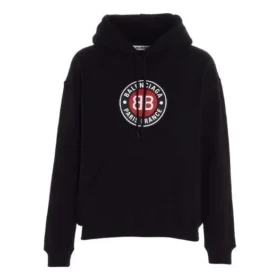 Sudadera con capucha y logo BB, manga larga, color negro 612959TJVD71000 Sudadera con capucha y logo BB, manga larga, color negro 612959TJVD71000