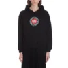 Sudadera con capucha y logo BB, manga larga, color negro 612959TJVD71000