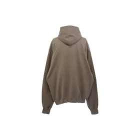 Sudadera con capucha y logo cuadrado «Taupe Black» 729361TNVL27761