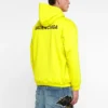 Sudadera con capucha y logo de corte mediano «Yellow» 600583TIV847440