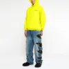 Sudadera con capucha y logo de corte mediano «Yellow» 600583TIV847440