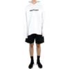 Sudadera con capucha y logo difuminado «Blurred Logo Distress» «Blanca» 661711TKVD69040