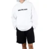 Sudadera con capucha y logo difuminado «Blurred Logo Distress» «Blanca» 661711TKVD69040