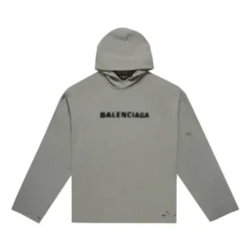 Sudadera con capucha y logo difuminado «Gris» 661711TKVD68174