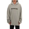 Sudadera con capucha y logo difuminado «Gris» 661711TKVD68174
